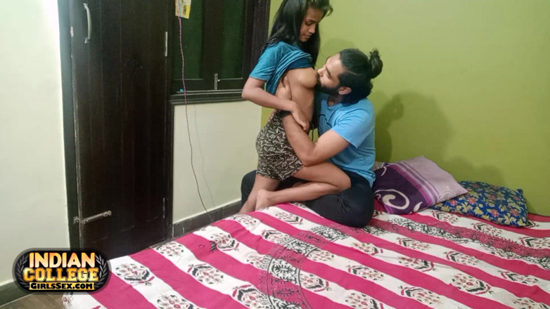 Hindi-Sex: Juicy 18 Year Old Skinny Desi Girlfriend Fucked by Indian Hunk