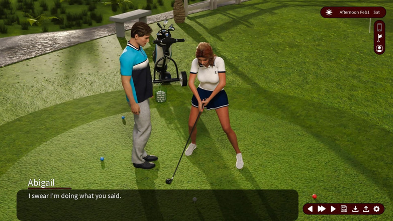 Dirty GamesXxX: Sussurros do Desejo: Ensinando gata sexy a jogar golfe - episódio 41
