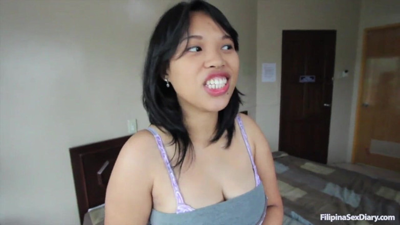 Sex Diary: Gruesa filipina snitch llena de chorreo de leche espeso