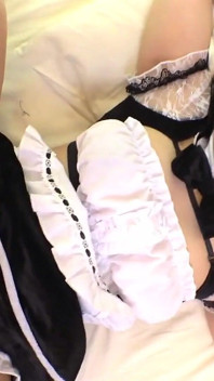 Part1 Unable to Oppose the Big-breasted Maid's Request for Sex! the Raw Vagina of a Cafe Girl with Two Creampies! Aika (23)