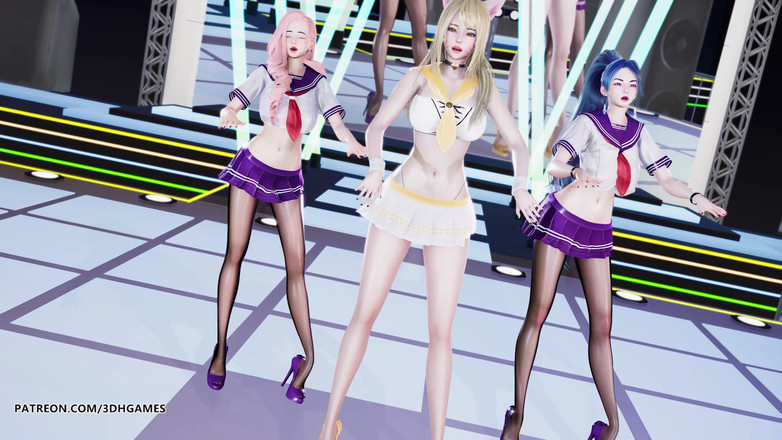 3D-Hentai Games: [mmd]少女時代 - 魔神アーリセラフィーンカイサストリップショーリーグオブレジェンド変態