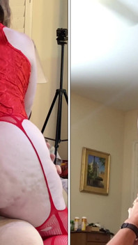 Gylf Carmen Angel的女人在红色假阳具操逼和女牛仔骑到高潮 10823fap