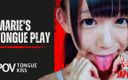 Japan Fetish Fusion: Wet Tongue Kisses with Marie Konishi