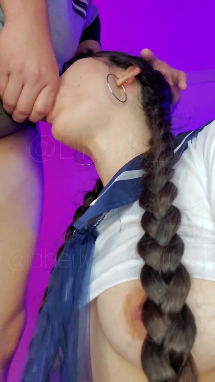 DherlyDoll: Making the Hottie Suck My Dick!