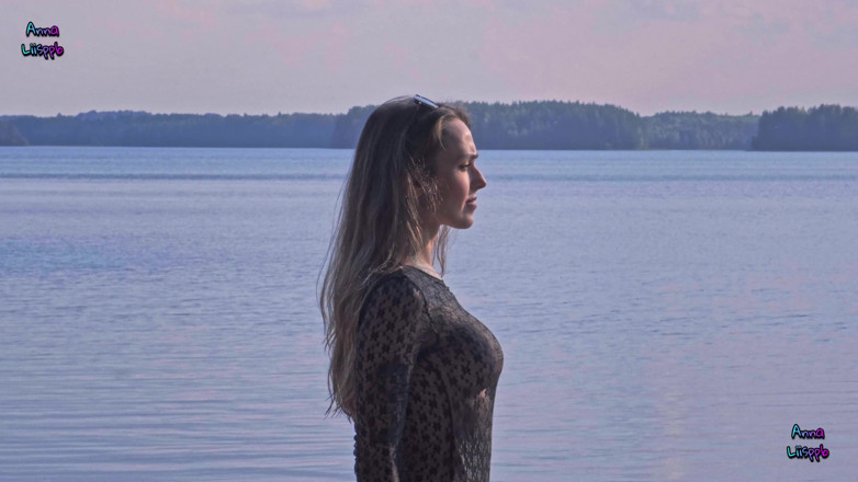 Anna Liisppb: Sahilde striptiz. Islak vücut
