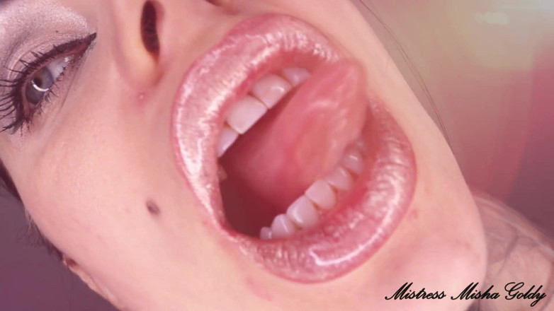 Goddess Misha Goldy: Seu sonho de beijar é sobre perdedor!