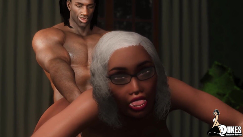Dukes Hardcore Honeys: Big booty Church lady gets more back shots