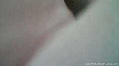 Wicked Sexy Melanie: Blonďatá dáma kouří dong a je udeřena v POV