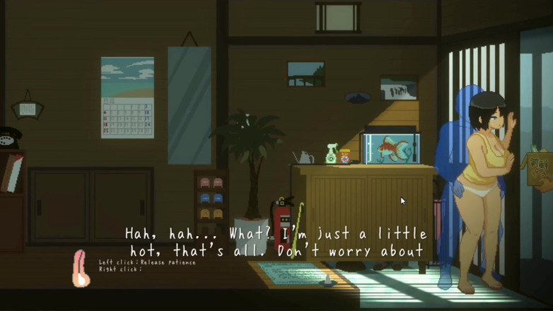 NSFWOtaku: Hentai-spel - de wilde zomerseks van een rondborstige vrouw op het...