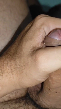 Stepdaddy Masturbating His Glans Intensely!!!