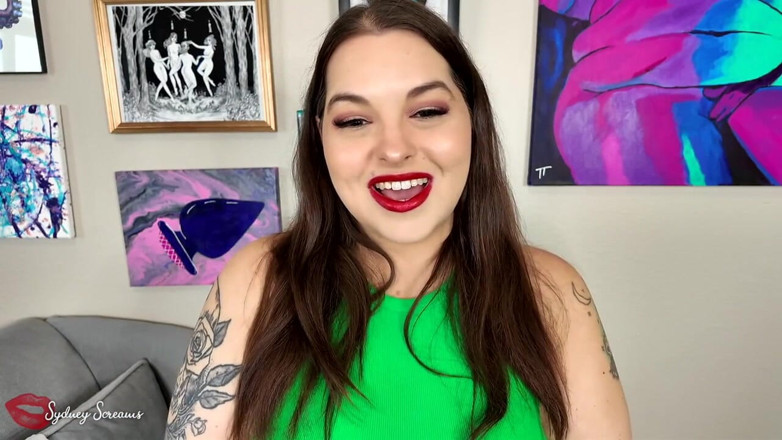 Sydney screams fetish: Testando il mio rossetto su di te