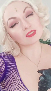 FEMDOM JOI female domination jerk off video sexy blonde instructor Arya Grander - with countdown
