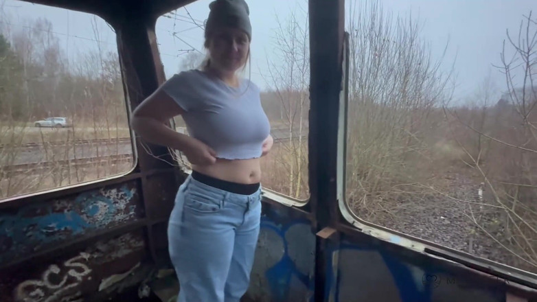 Maja Meer: He and I in the Abandoned Place... and My T-shirt...