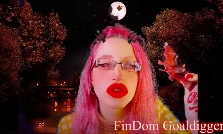 FinDom Goaldigger: Halloween decoration transformation