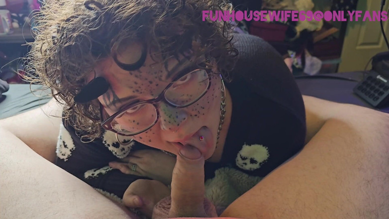 Funhousewife69: Szybkie BJ Od początku do cummm