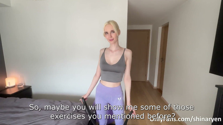 Shinaryen: Sexy Girl Fitness Coach Is Fucked and Creampied