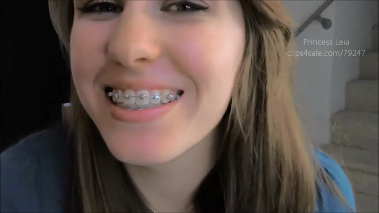 Princess Leia: Cum on your babysitter's braces