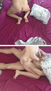 Amateur Couple Having Crazy Sex in the Bedroom