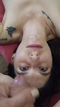 Goodnight Cumshot All Over My Face and Body