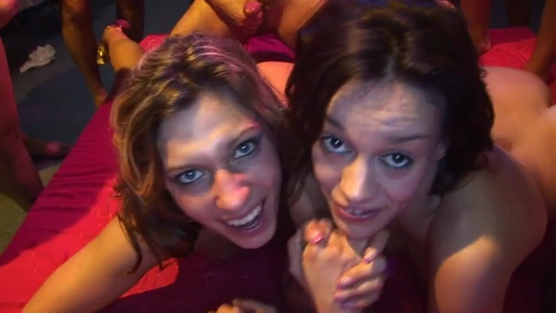EroticEntertainment.Club: Mature Blonde Stretched Wide in Wild Group Orgy Action