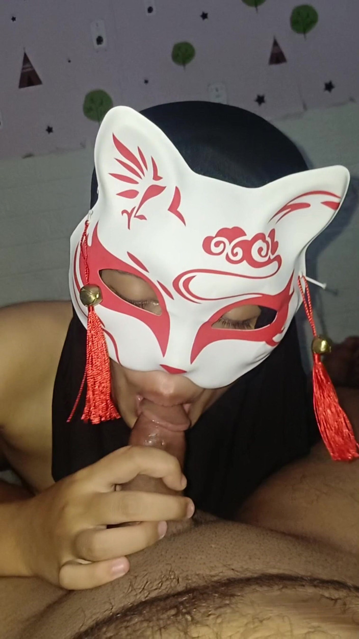 Theresia Nirvana: Beautiful 18-year-old Hijab Girl Enjoys It so Much That She Sighs...