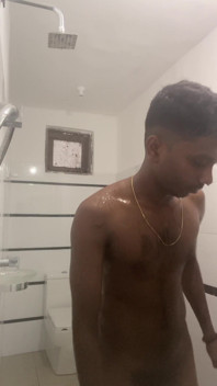 Sri Lankan Teen Boy Showered