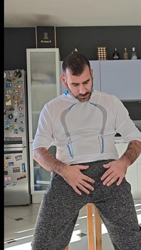 Stepdaddy Big Cock Masturbate and Cum