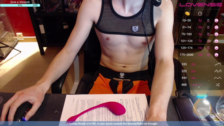 Snauwflake: Snauwflake is having fun on chaturbate - Part 1
