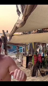 Punching Bag on Zipolite Beach