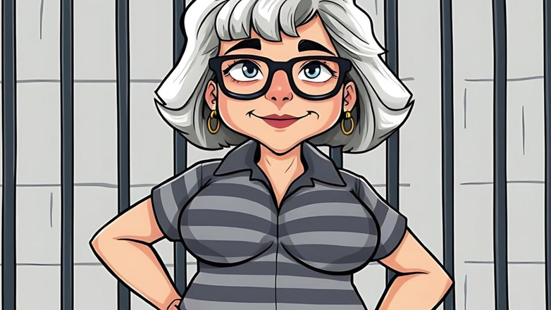 AI Porn: Oma im gefängnis ai porno-diashow