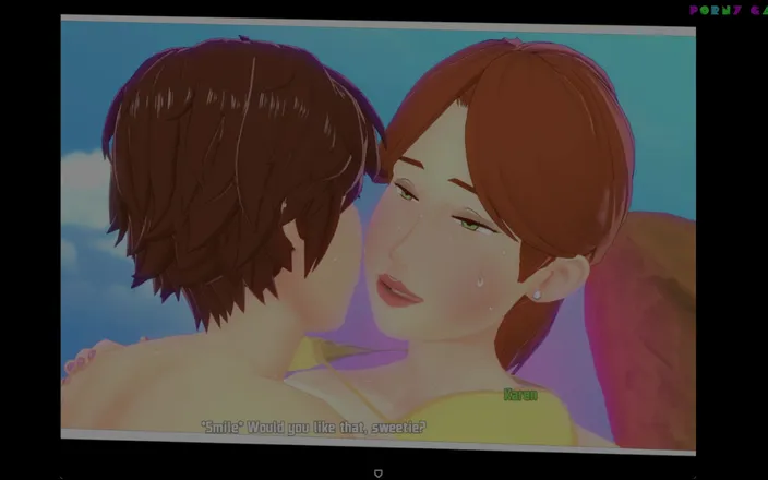 Porny Games: Knight of Love by Slightlypinkheart - Beach Date with Stepmommy, Anal...