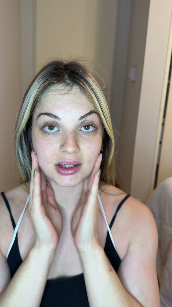 Keila Bassi: Messy Facial &amp; Cum Playing: Swallow &amp; Covered in Semen