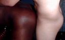 Bareback TV: White stud slamming muscular black twink