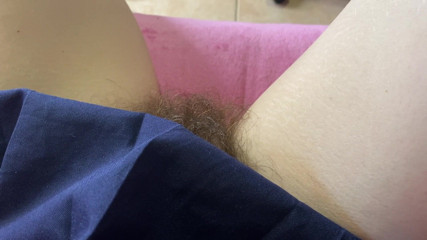 Cuteblonde666: Hairy bush fetish closeup