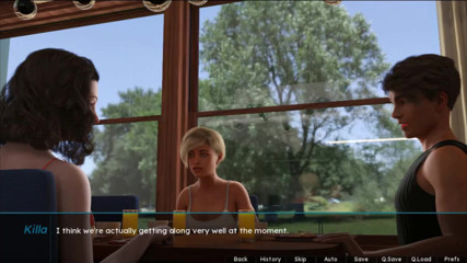 Visual Novels: Parfum d'été, partie 13 (route de la demi-sœur)