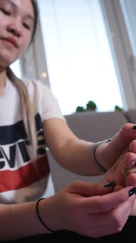 Asian Girl Karate Kicks i POV Foot Worship