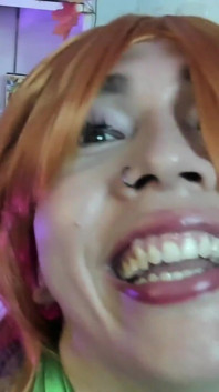 Giant Daphne Cosplay Havin Fun with Her Little Human Before Eat Him Taser