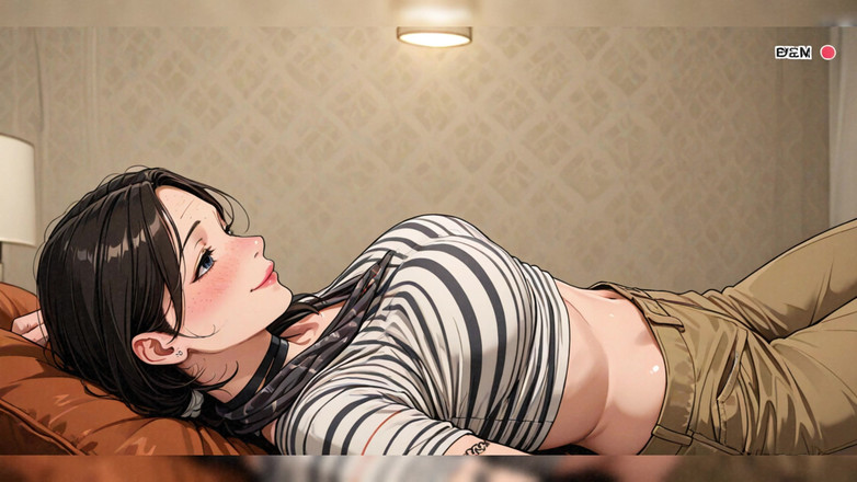AI Porn: Brune sexy, style hentai
