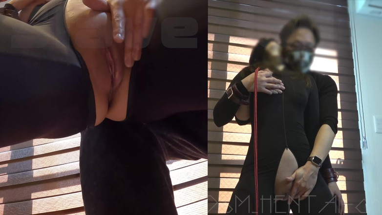 BDSM_HENTAI-ch: Detail v rozkroku provazová kundička: masochistický otrok dává svému pánovi...