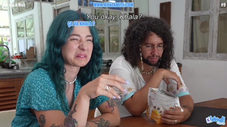 Khalamite: Disfrutan de aperitivos asiáticos y luego ella prueba su polla -...