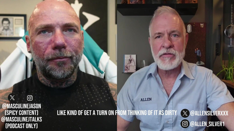Raw and Uncensored with Masculine Jason: Porn Star Confessions - Allen Silver (episode 187)