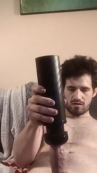 Got a New Thrusting Stroker, Was Pretty Fun and Powerful Cum