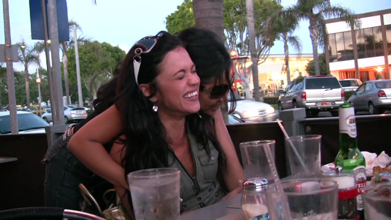 A Lesbian World: Tattooed babe licks her friend wet pussy and gets excited