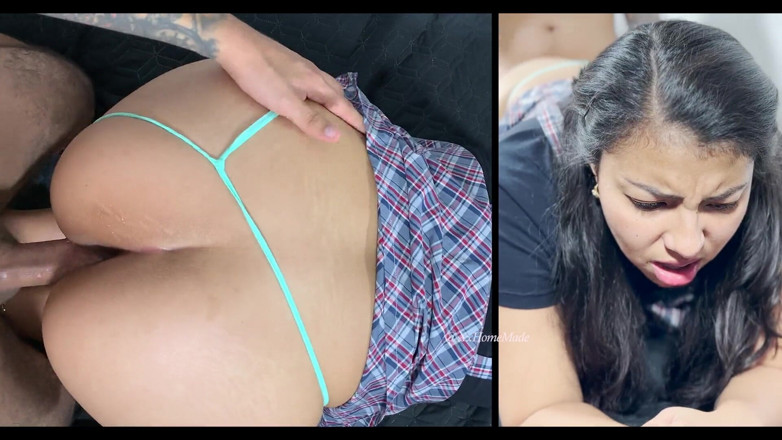 XxHomeMade: Vera sorpresa anale - doloroso anale con creampie