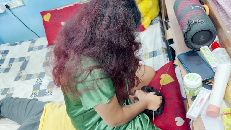 Vaishnavysharunraj: Teacher Punishes Boy and Face Sitting Licking Pussy and Ass...