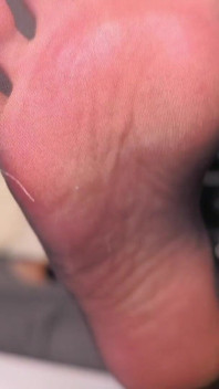 Black Stocking Nylon Feet Show