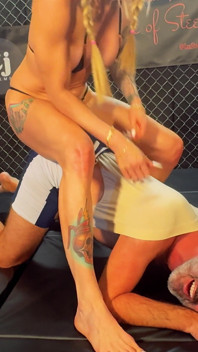 Mixed Wrestling Atomic Wedgie Domination: Mars Solo & Island Boy Face off for a Mixed Wrestling Match but Mars Quickly Discovers
