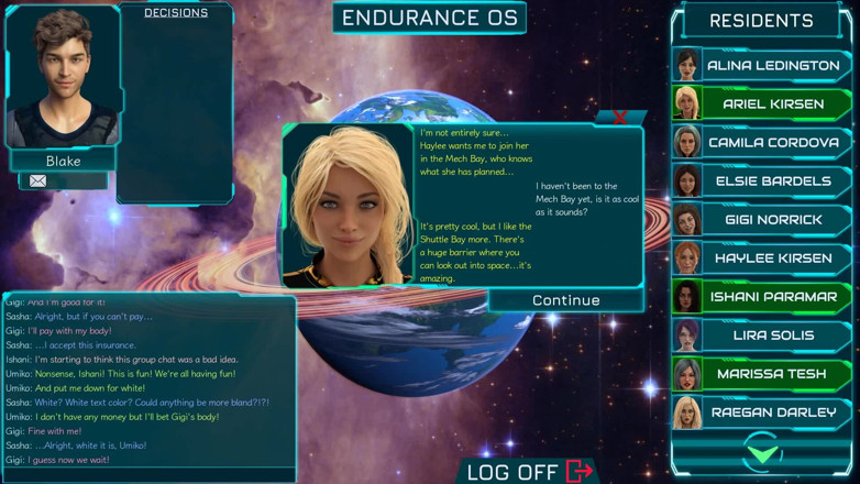 Dirty GamesXxX: Stranded In Space: gadis-gadis seksi mengirim foto telanjang. Ep.12