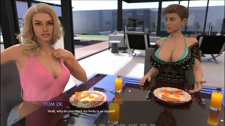 Miss Kitty 2K: Wizyta - ep 7 - footjob na dobranoc