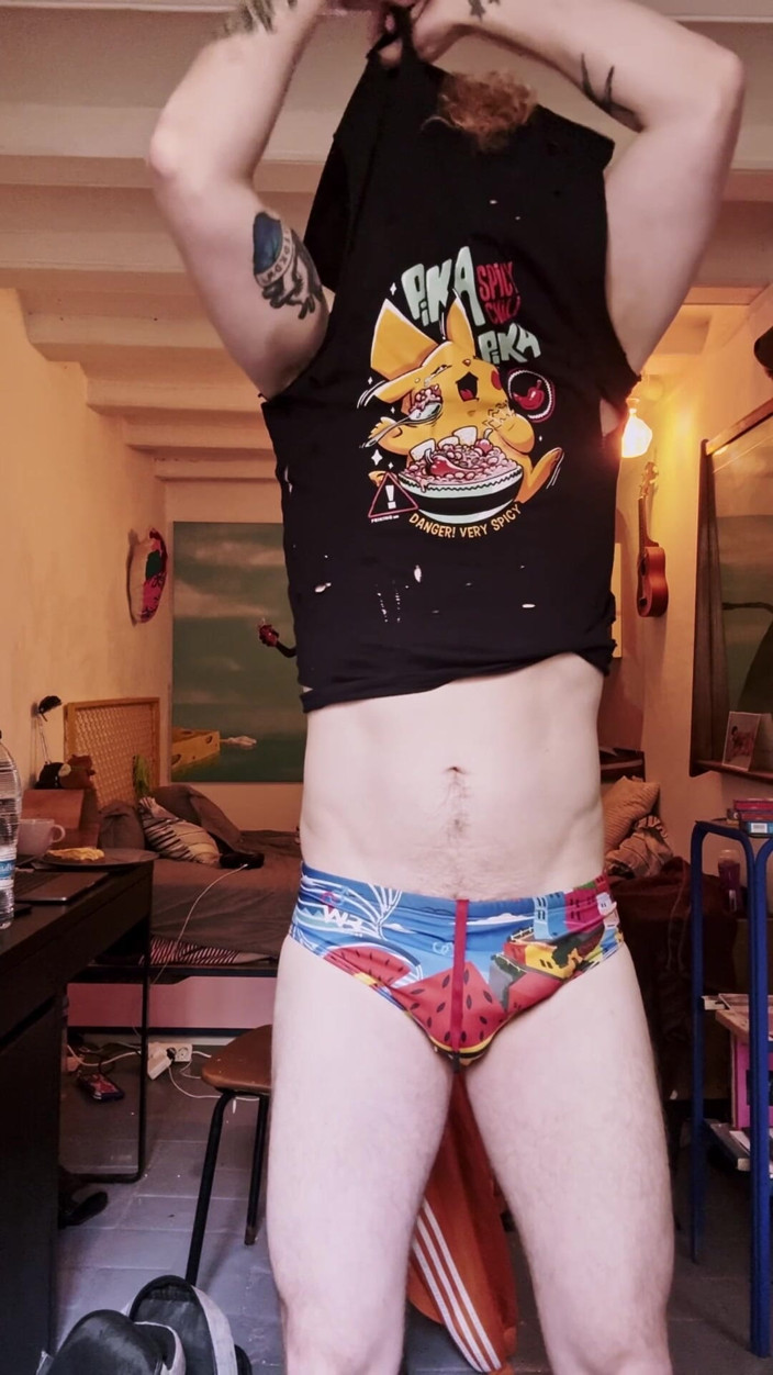 Christian Hunter: Wash Day Got Me Hard in My Swimming Trunks